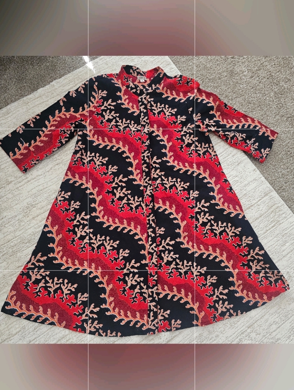 Zuri Kenya "Life Aquatic" Dress M